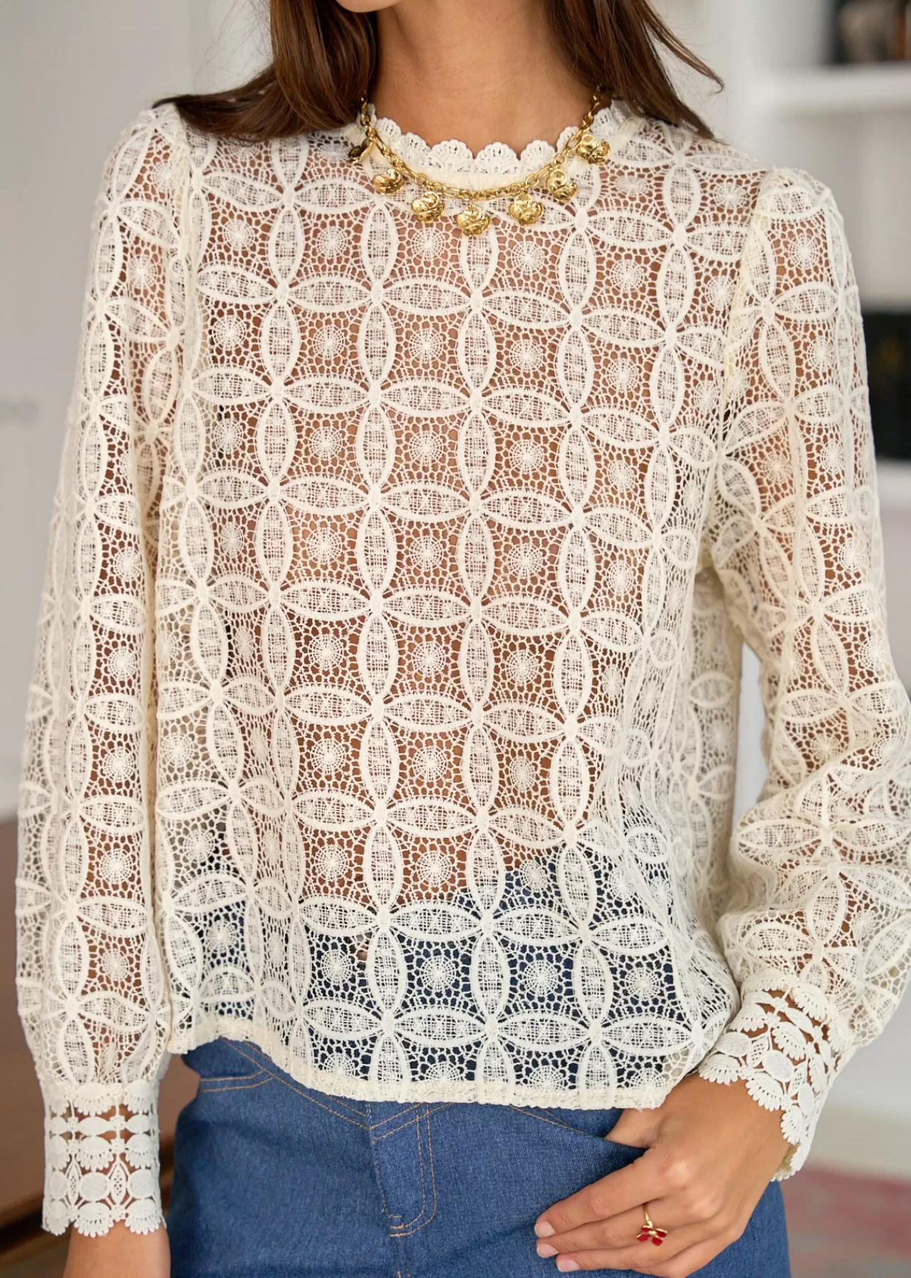 Motus Boutique Blouse Lorette< Chemises & Blouses
