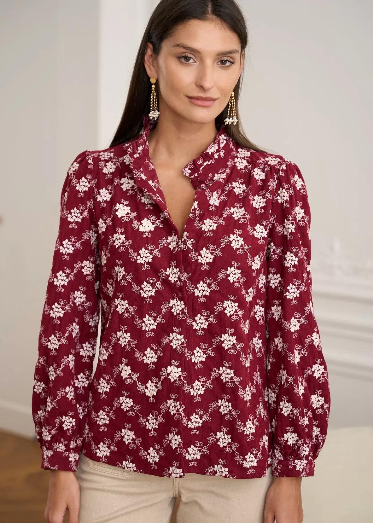 Motus Boutique Blouse Solange< Chemises & Blouses