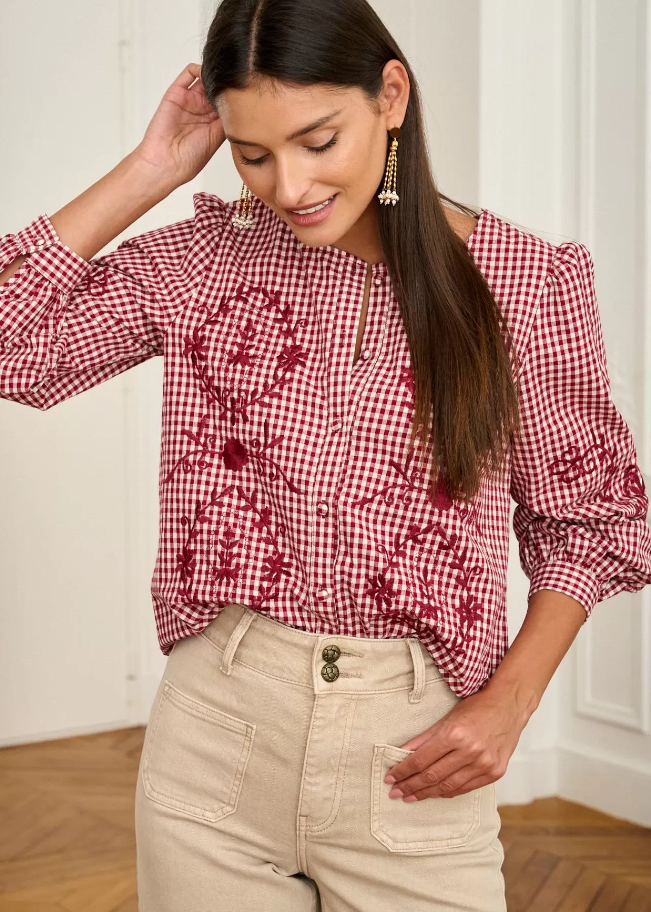 Motus Boutique Blouse Ysaline< Chemises & Blouses