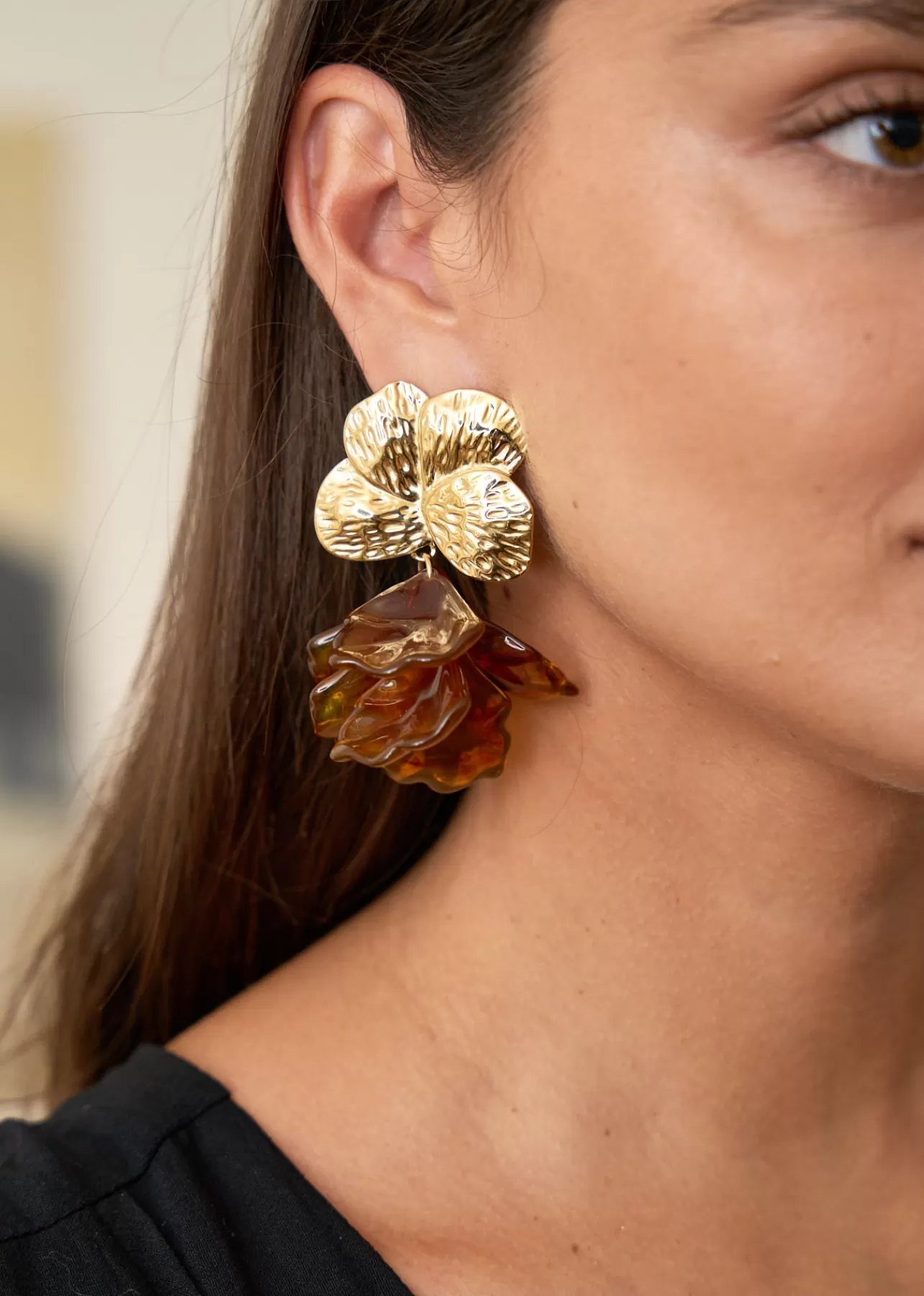 Motus Boutique Boucles d'oreilles Violette< Boucles D'oreilles