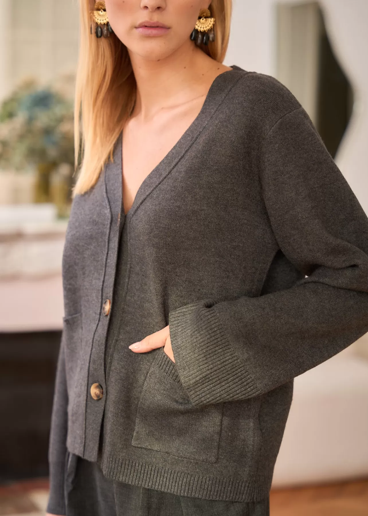 Motus Boutique Gilet Céleste< Mailles