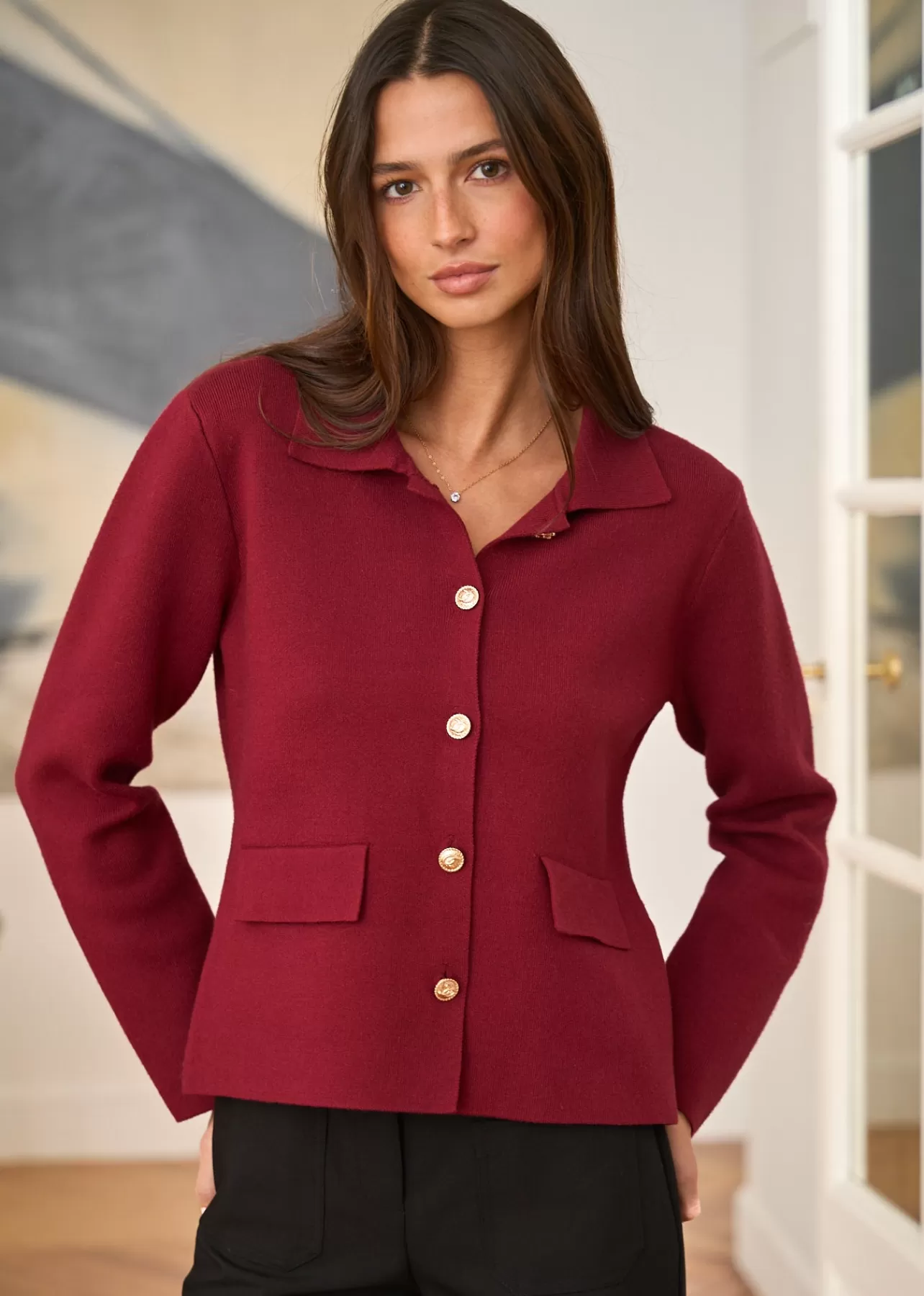 Motus Boutique Gilet Elias< Mailles