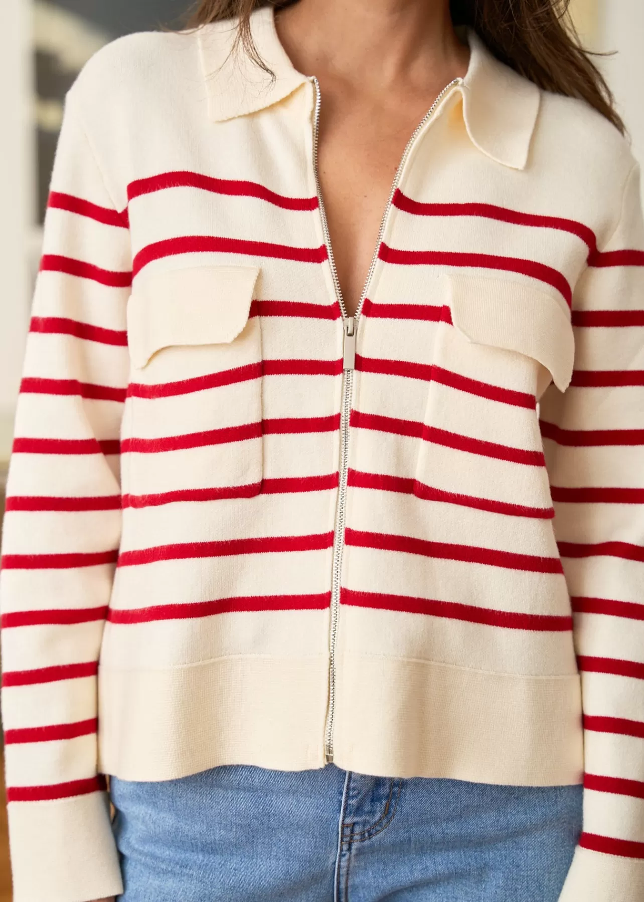 Motus Boutique Gilet Gaetane< Mailles