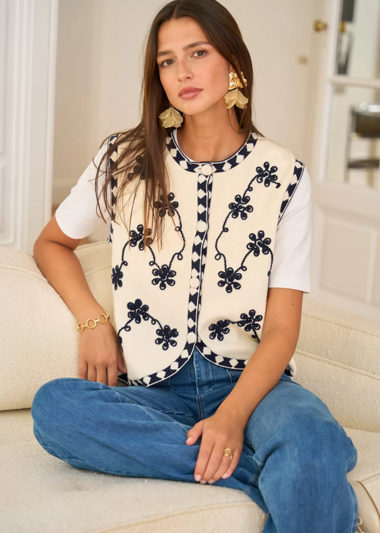 Motus Boutique Gilet Lausanne< Mailles