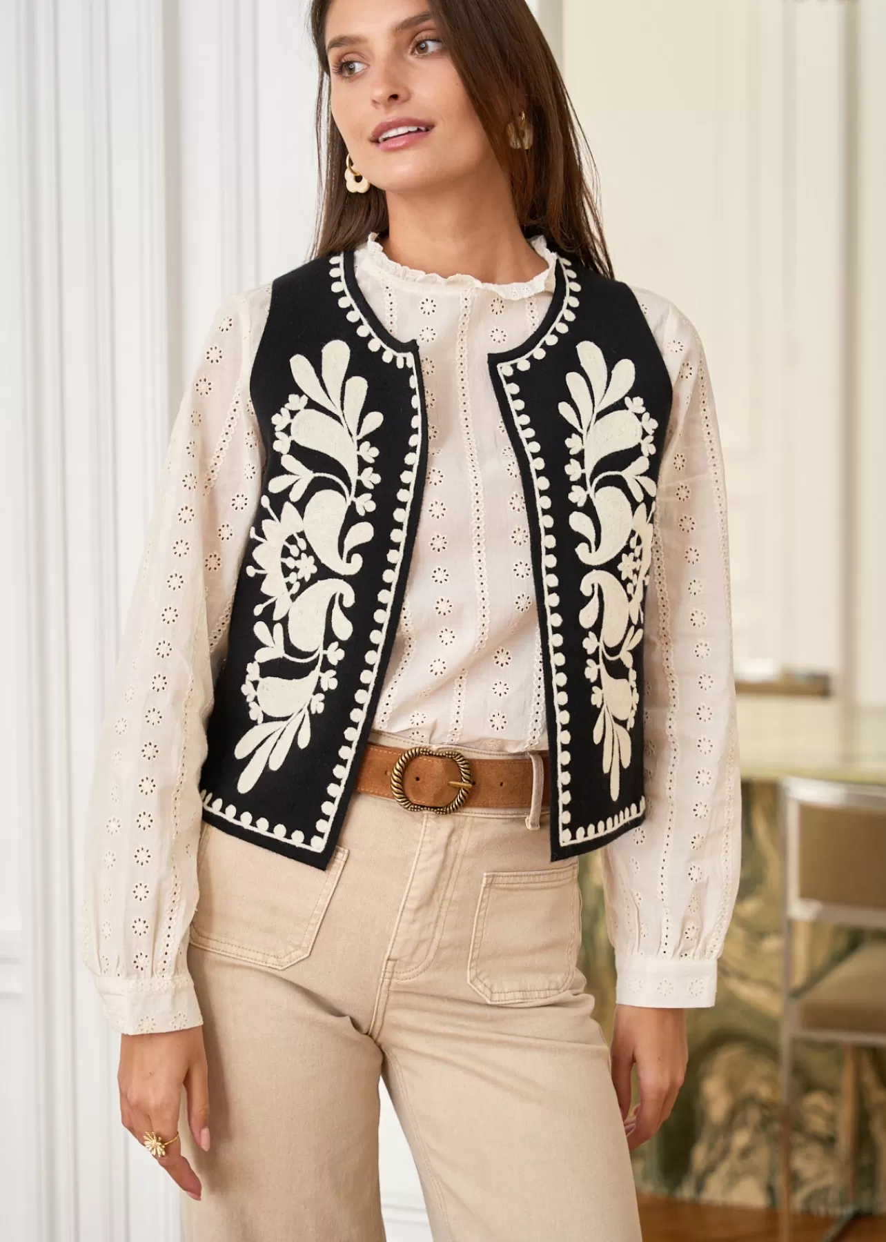 Motus Boutique Gilet Léo< Mailles