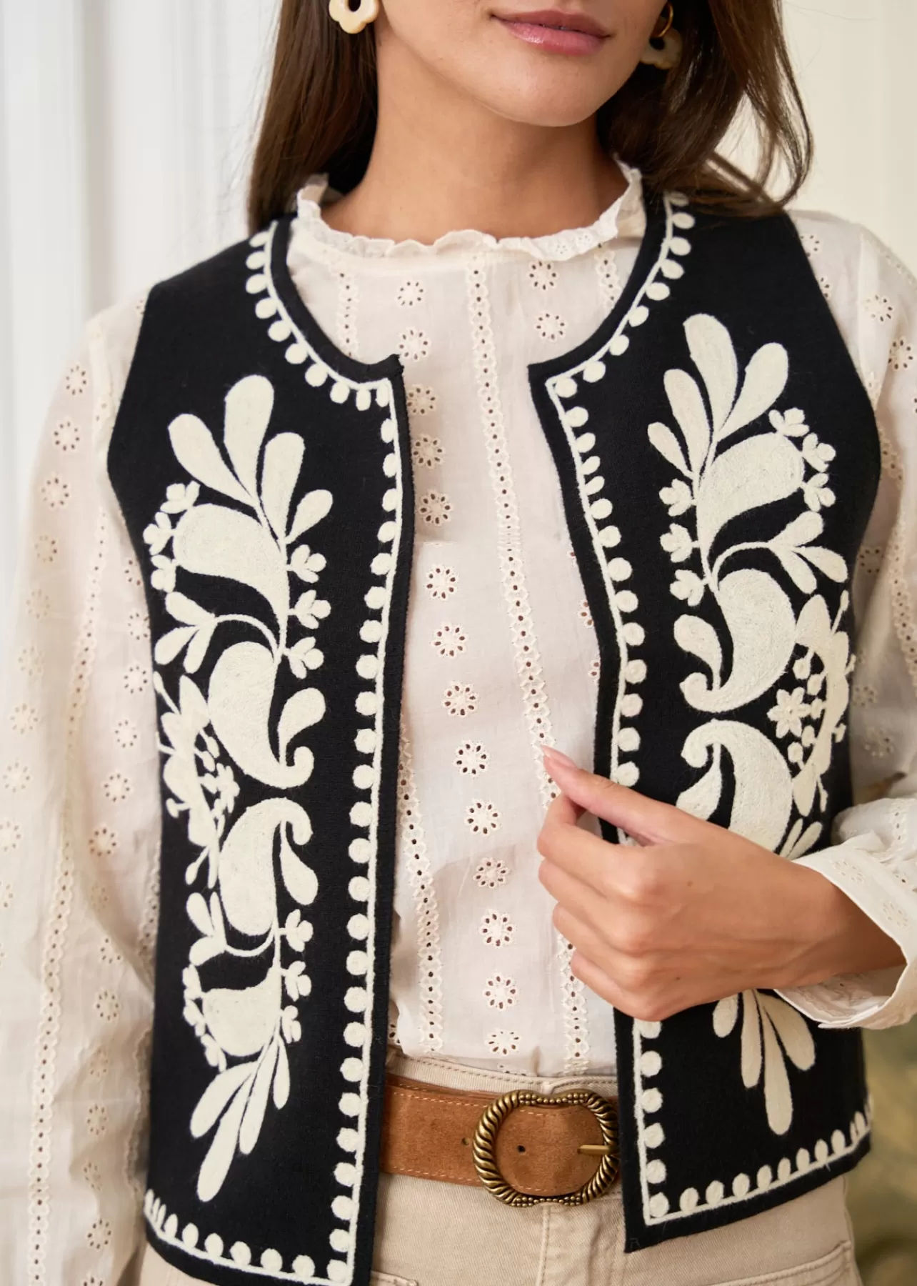 Motus Boutique Gilet Léo< Mailles