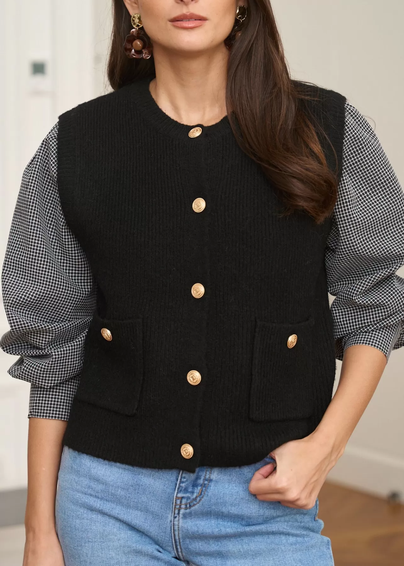 Motus Boutique Gilet Léon< Mailles