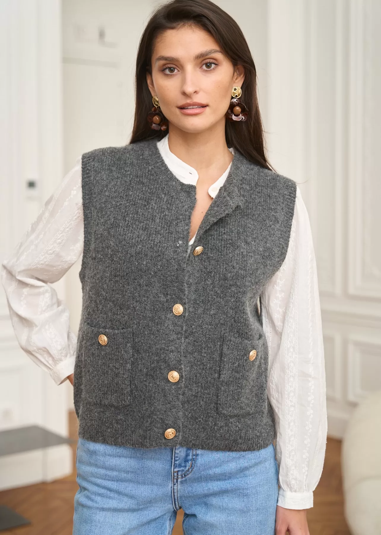 Motus Boutique Gilet Léon< Mailles