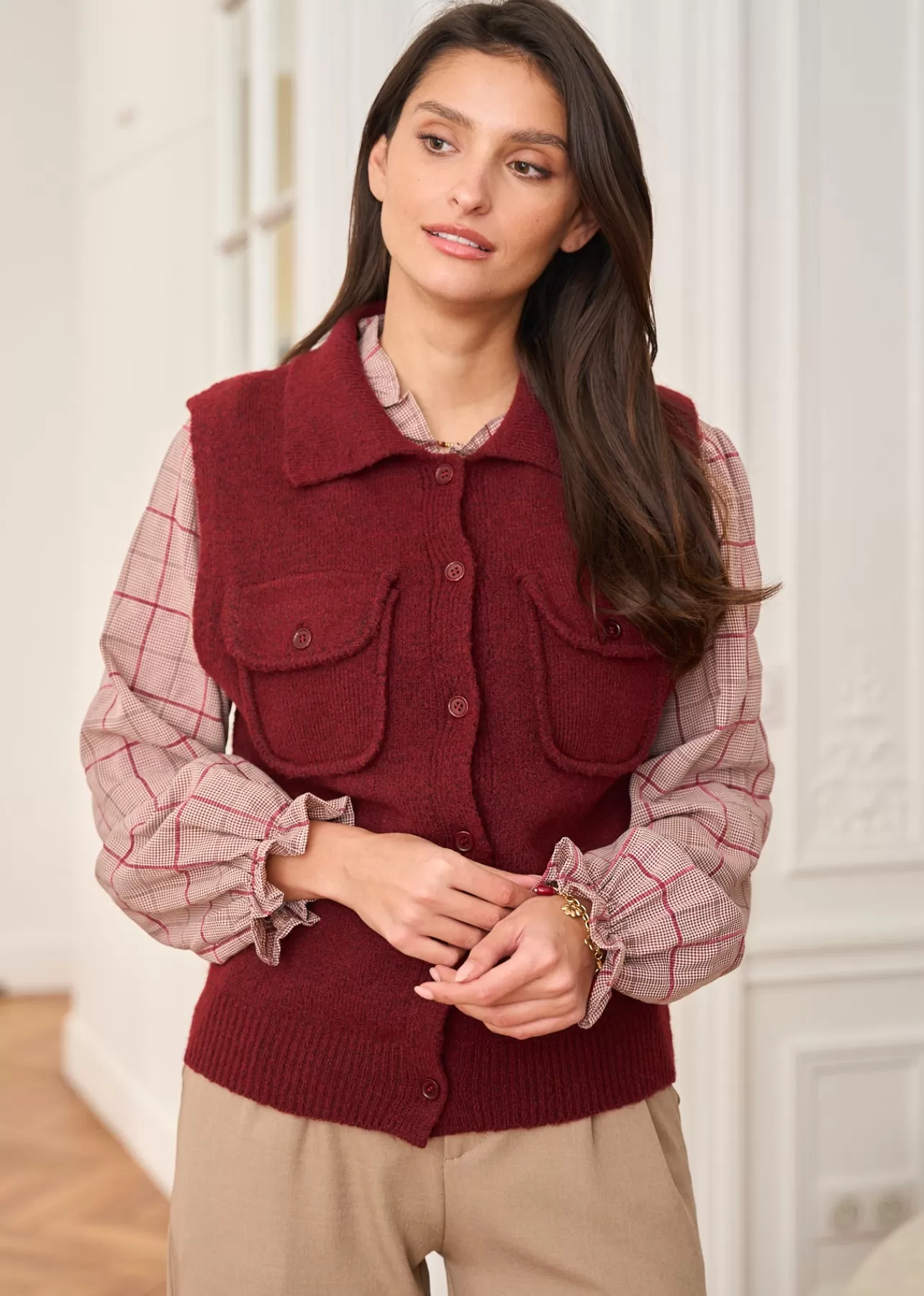Motus Boutique Gilet Olga< Mailles