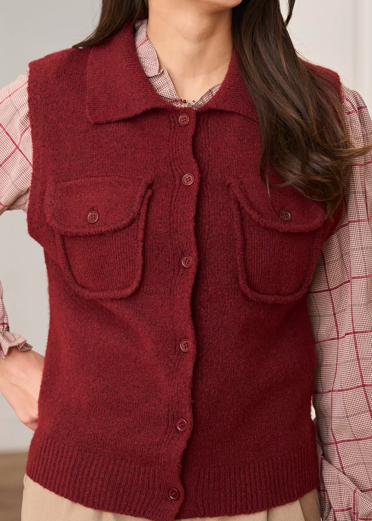 Motus Boutique Gilet Olga< Mailles