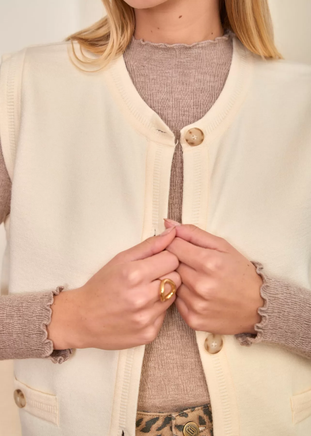 Motus Boutique Gilet Sienne< Mailles