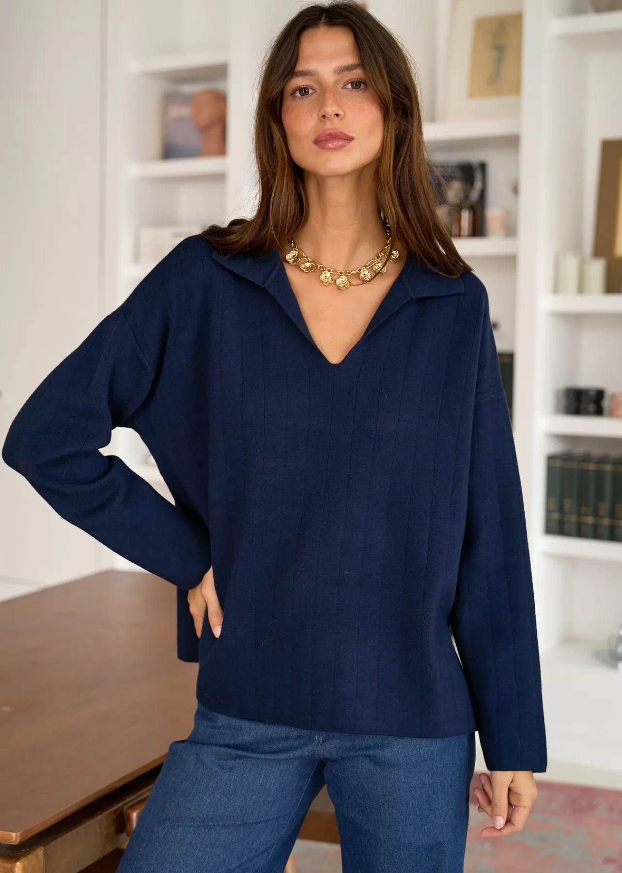 Motus Boutique Pull Marin< Mailles